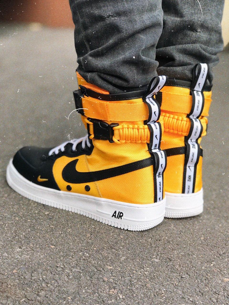 Nike Special Fled Air Force 1 Yellow White Black