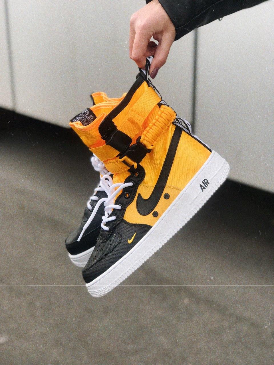 Nike Special Fled Air Force 1 Yellow White Black