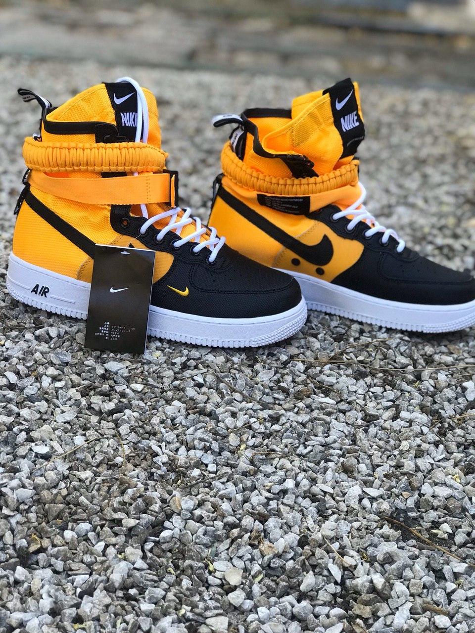 Nike Special Fled Air Force 1 Yellow White Black