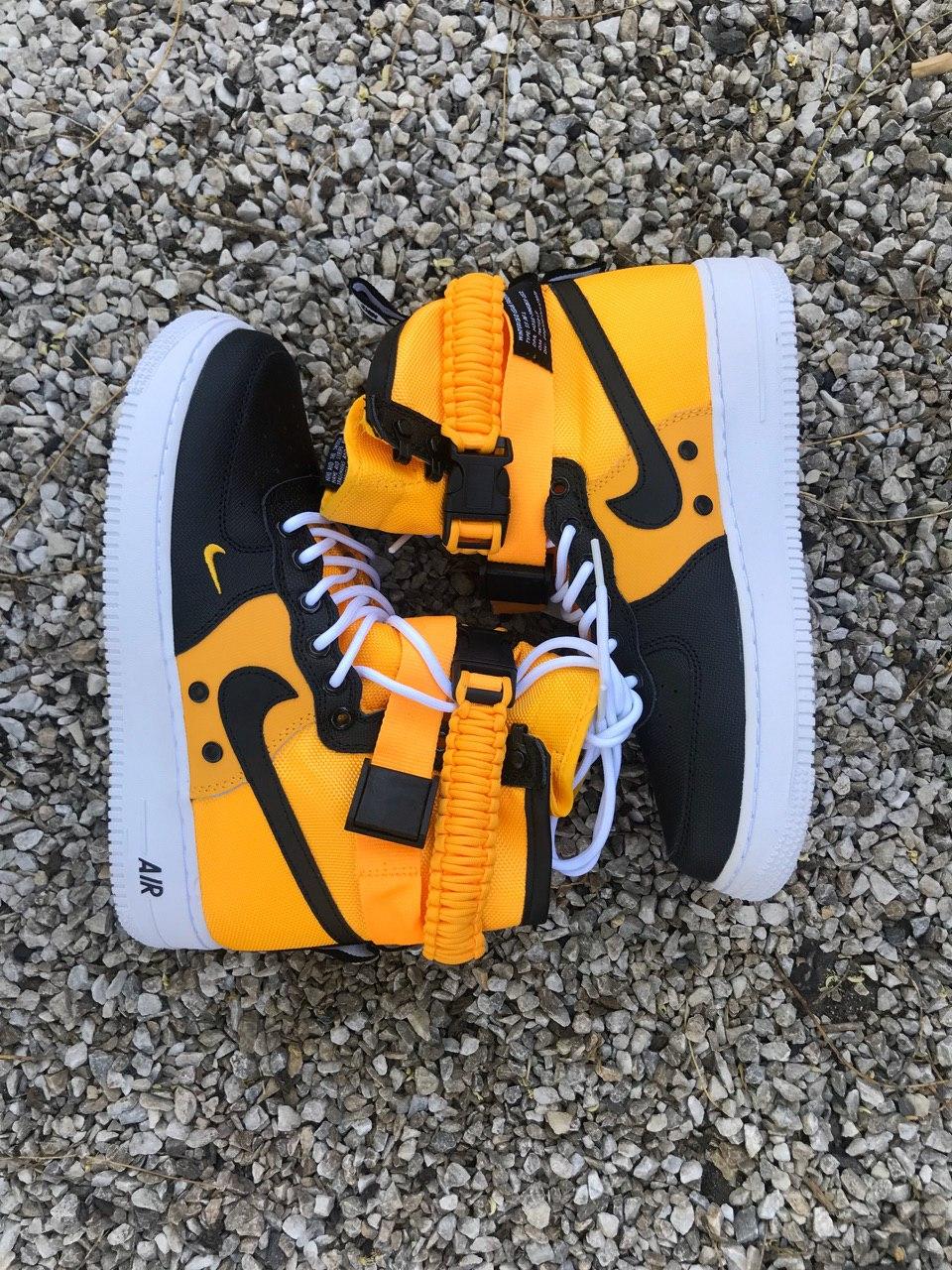 Nike Special Fled Air Force 1 Yellow White Black