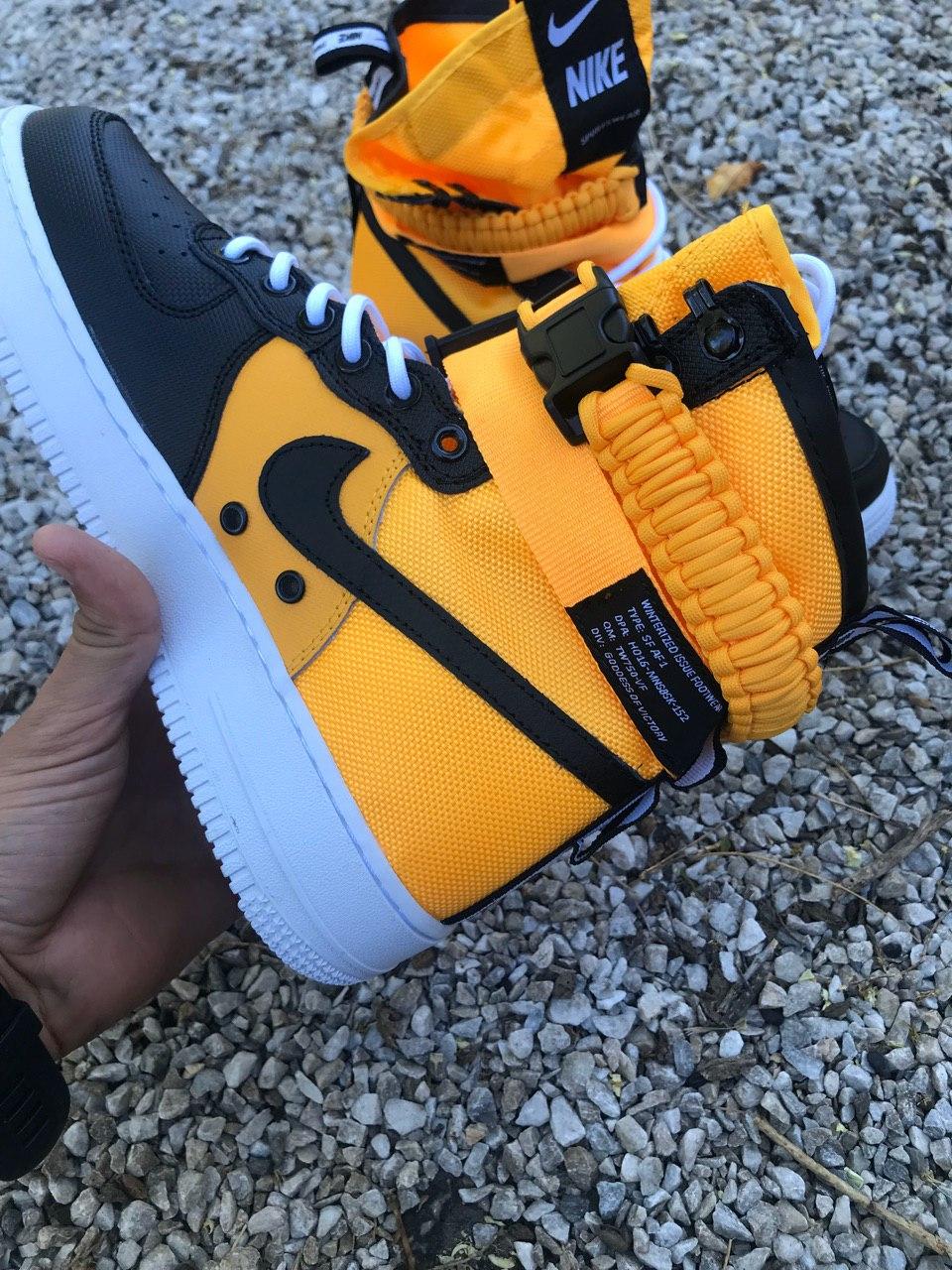 Nike Special Fled Air Force 1 Yellow White Black