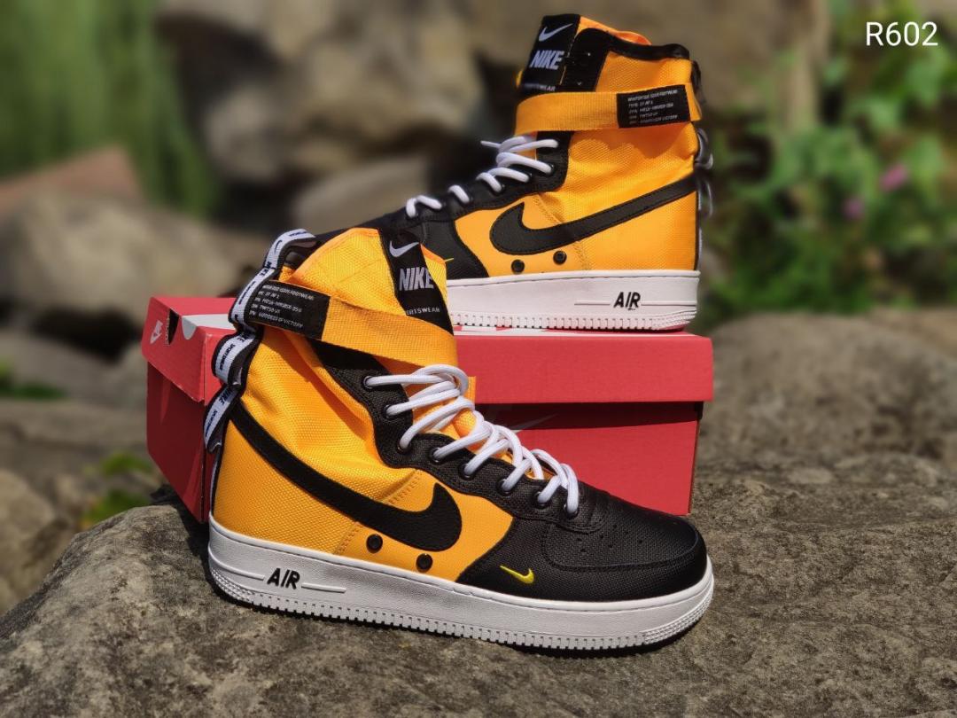 Nike Special Fled Air Force 1 Yellow White Black