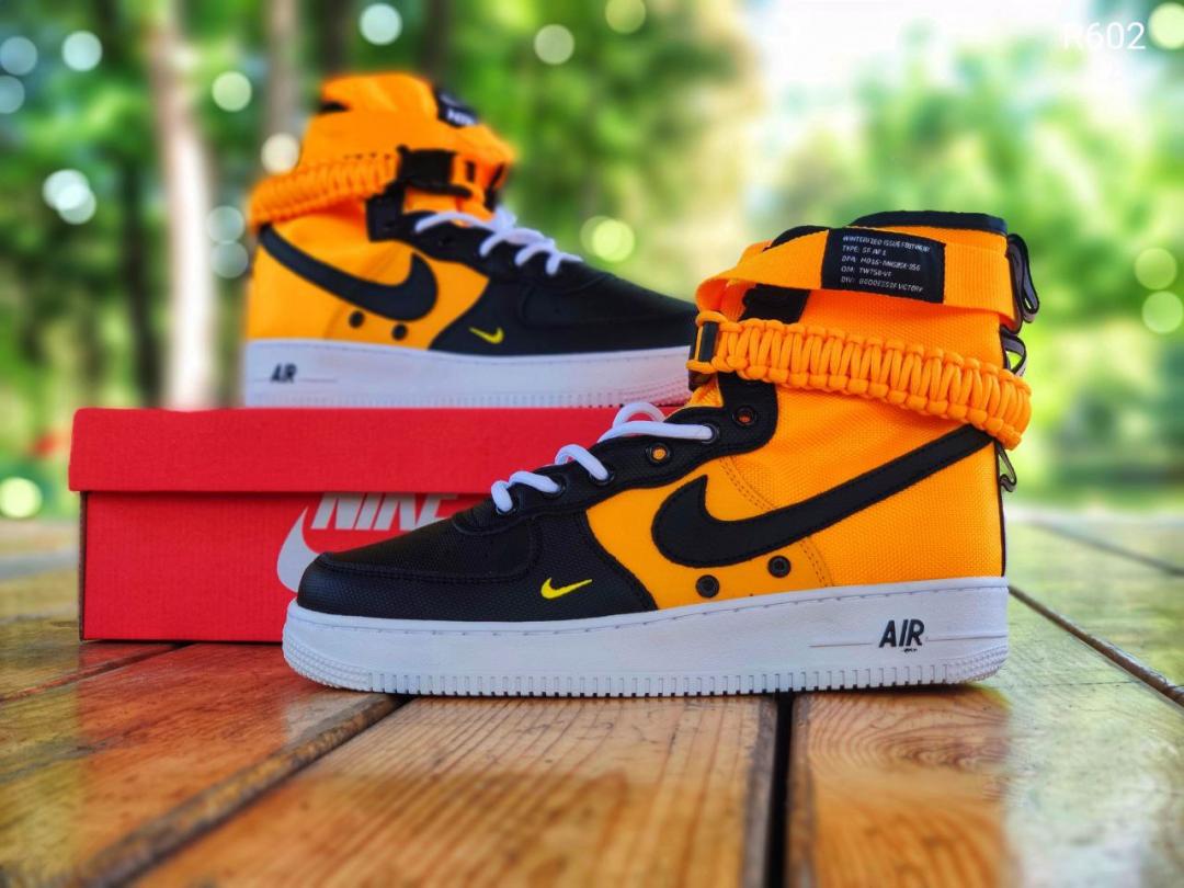 Nike Special Fled Air Force 1 Yellow White Black