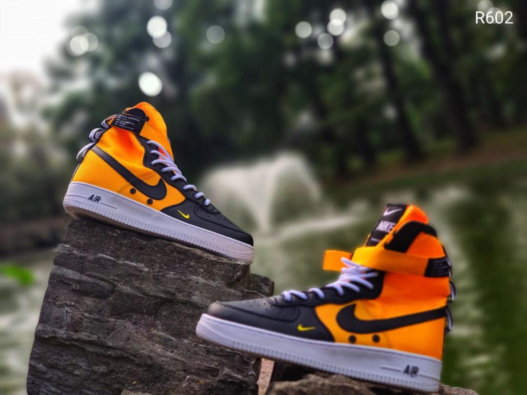 Nike Special Fled Air Force 1 Yellow White Black