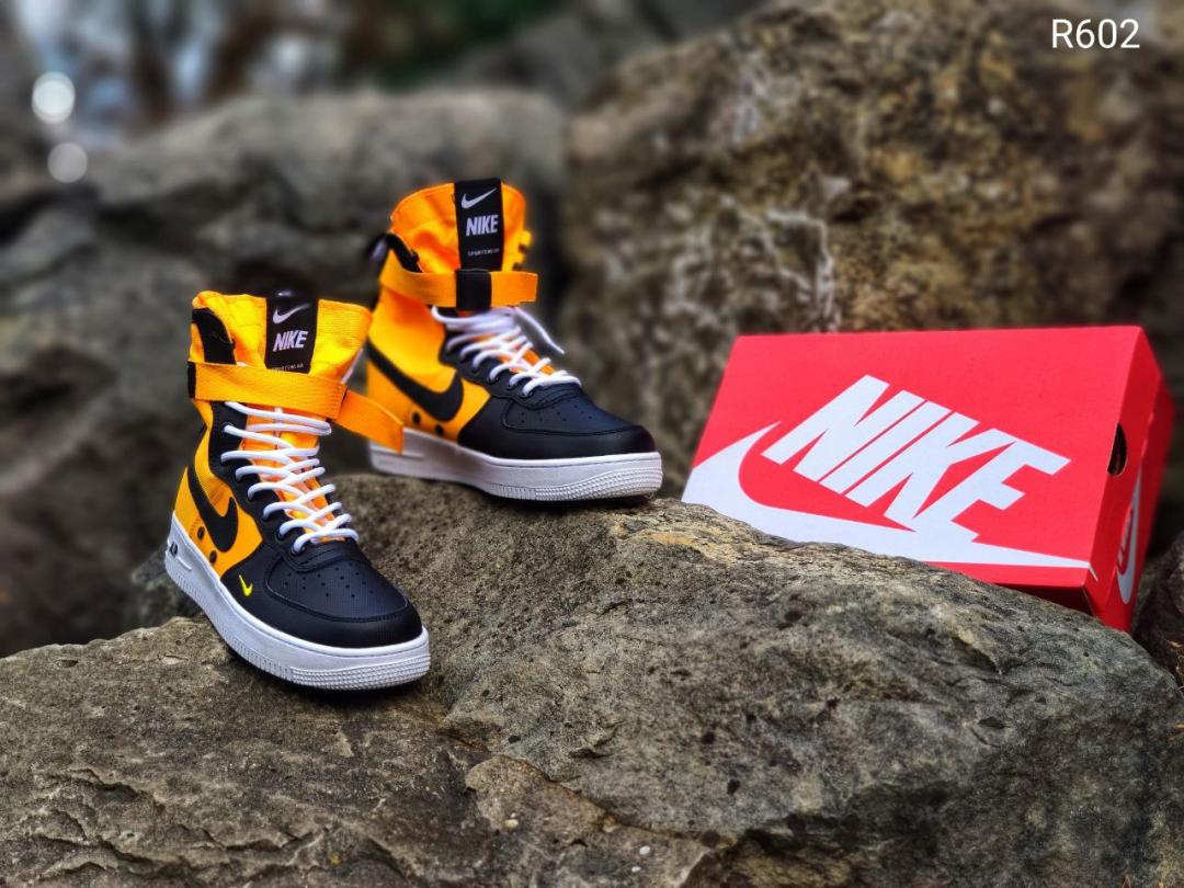 Nike Special Fled Air Force 1 Yellow White Black