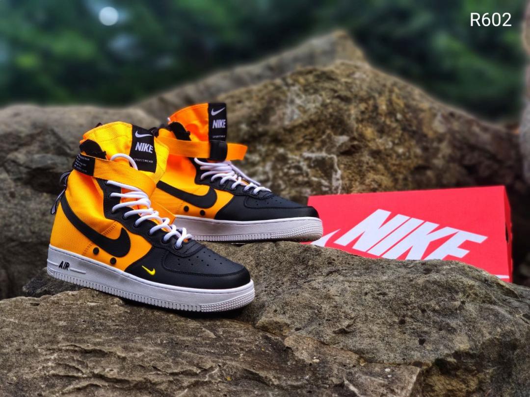 Nike Special Fled Air Force 1 Yellow White Black