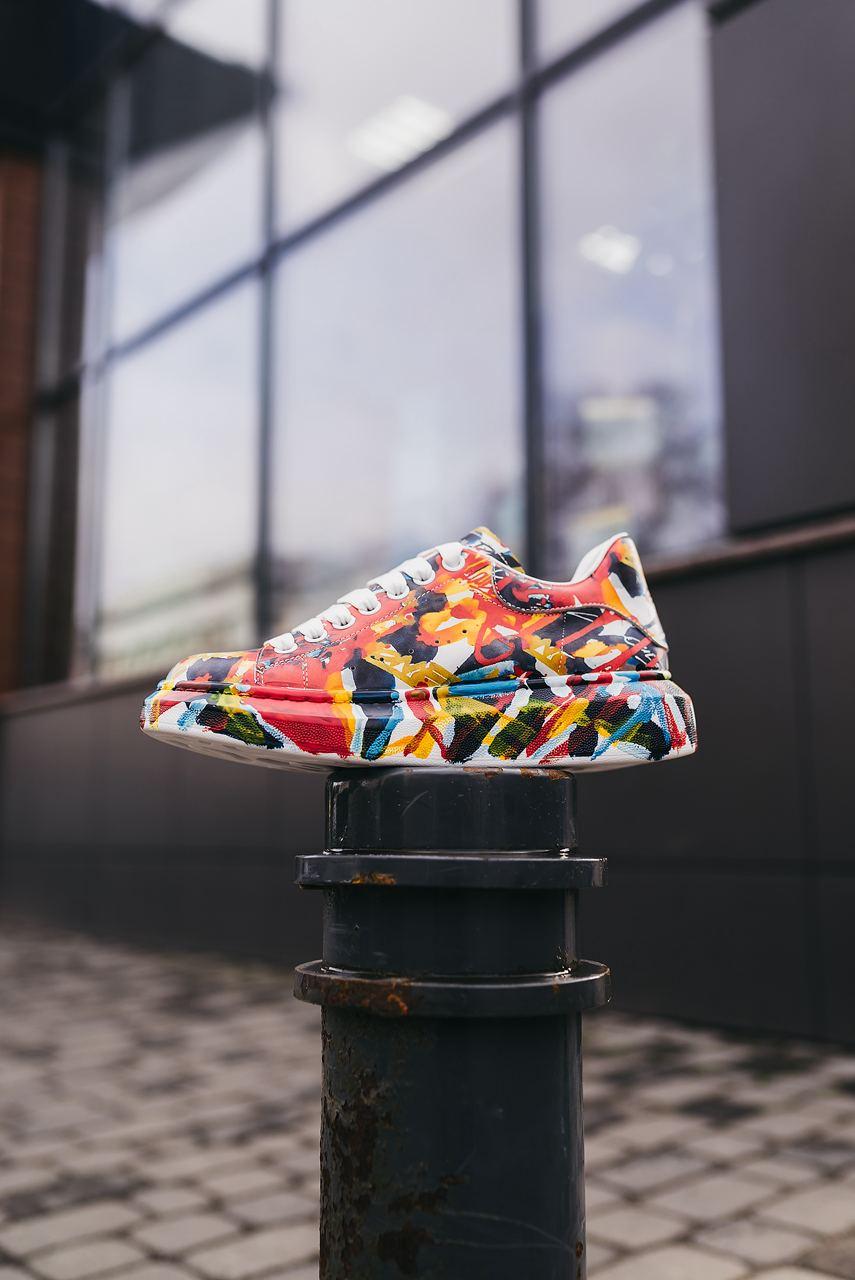 Alexander McQueen Low Custom Graffiti 2