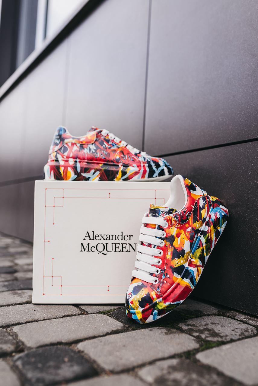 Alexander McQueen Low Custom Graffiti 2