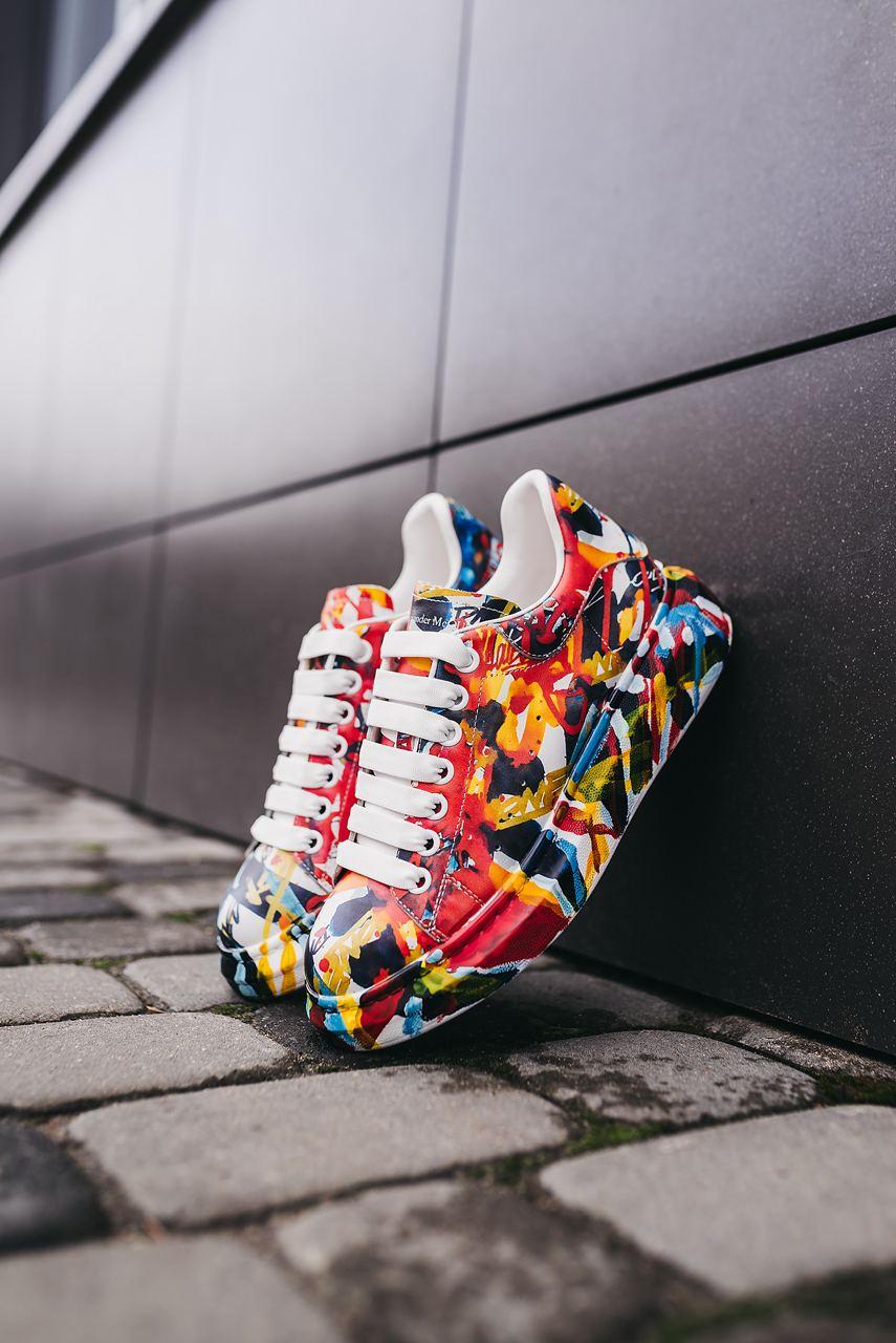 Alexander McQueen Low Custom Graffiti 2