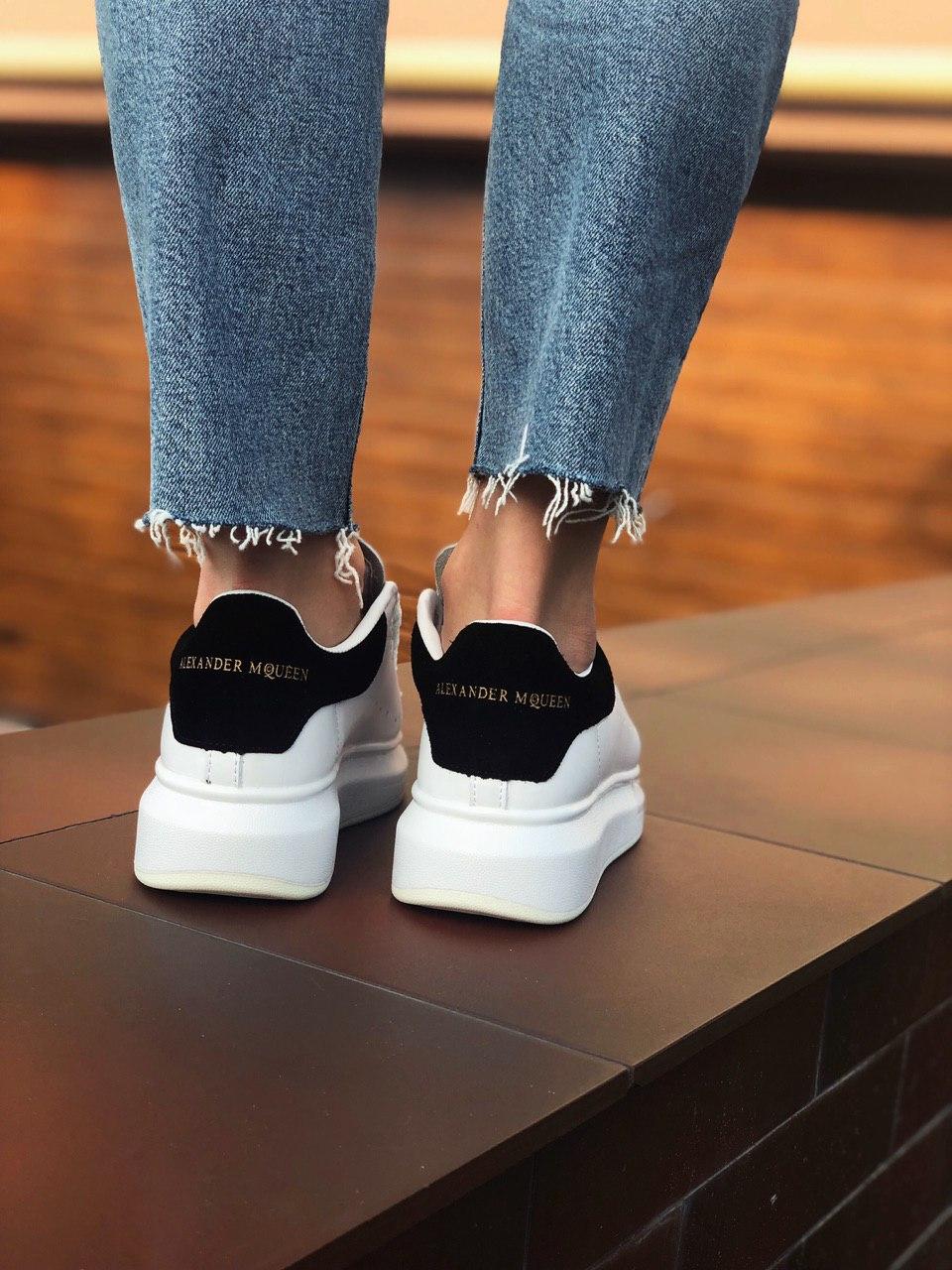 Alexander McQueen Low White Black 2