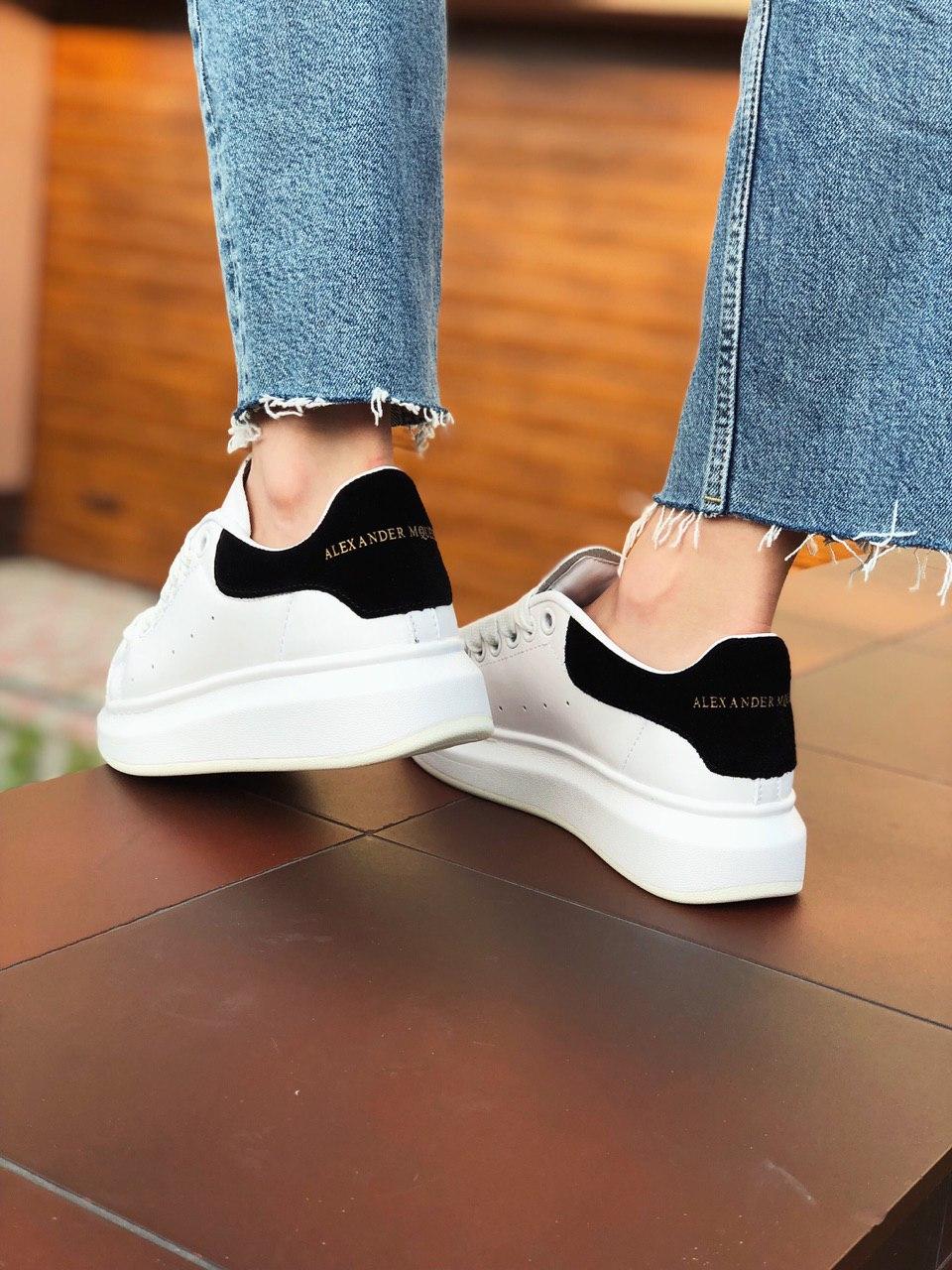 Alexander McQueen Low White Black 2