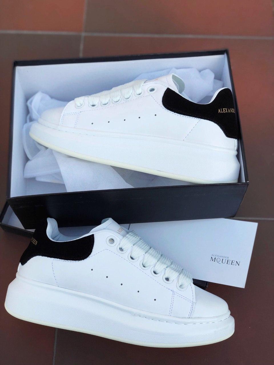 Alexander McQueen Low White Black 2