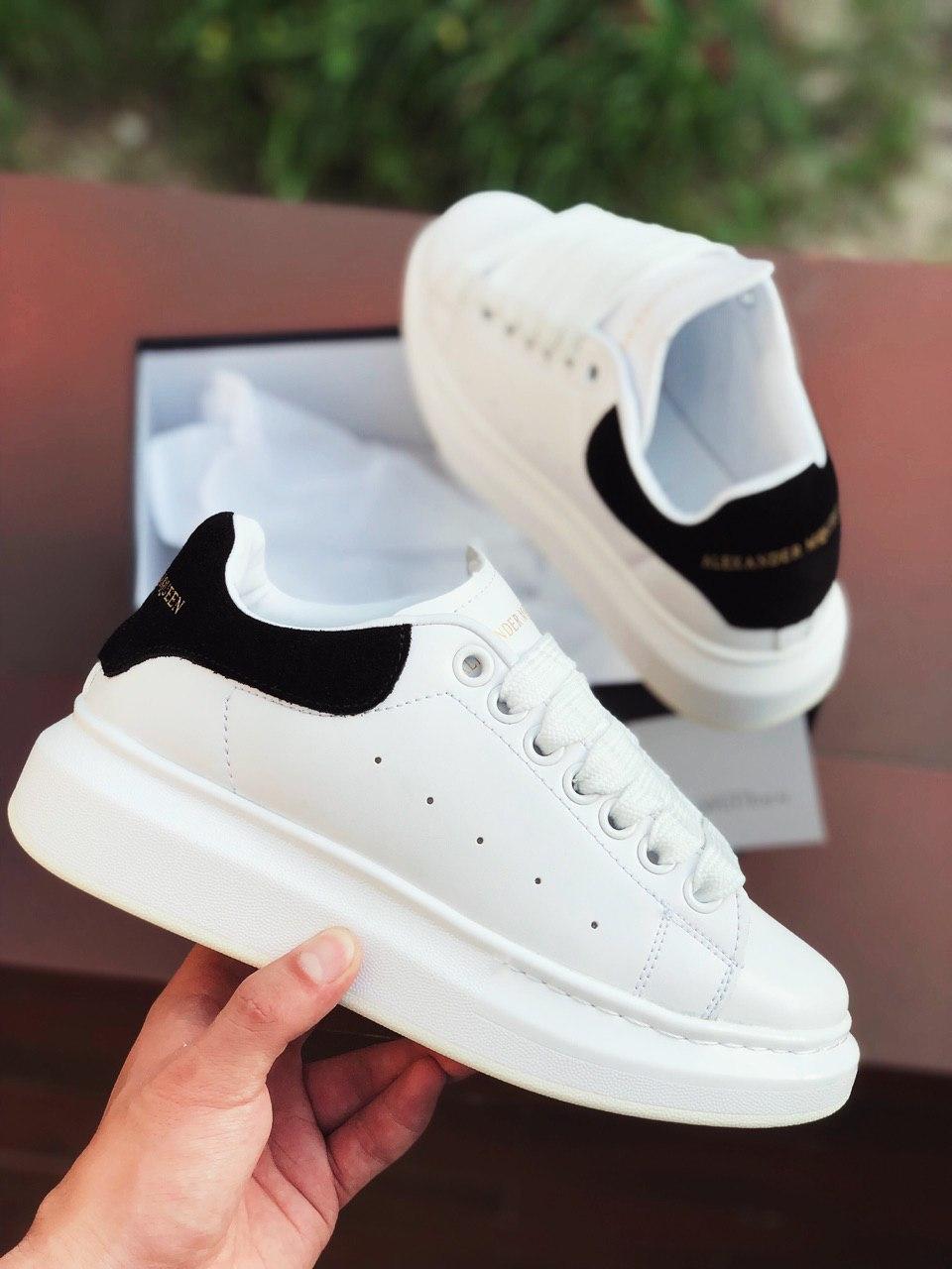 Alexander McQueen Low White Black 2
