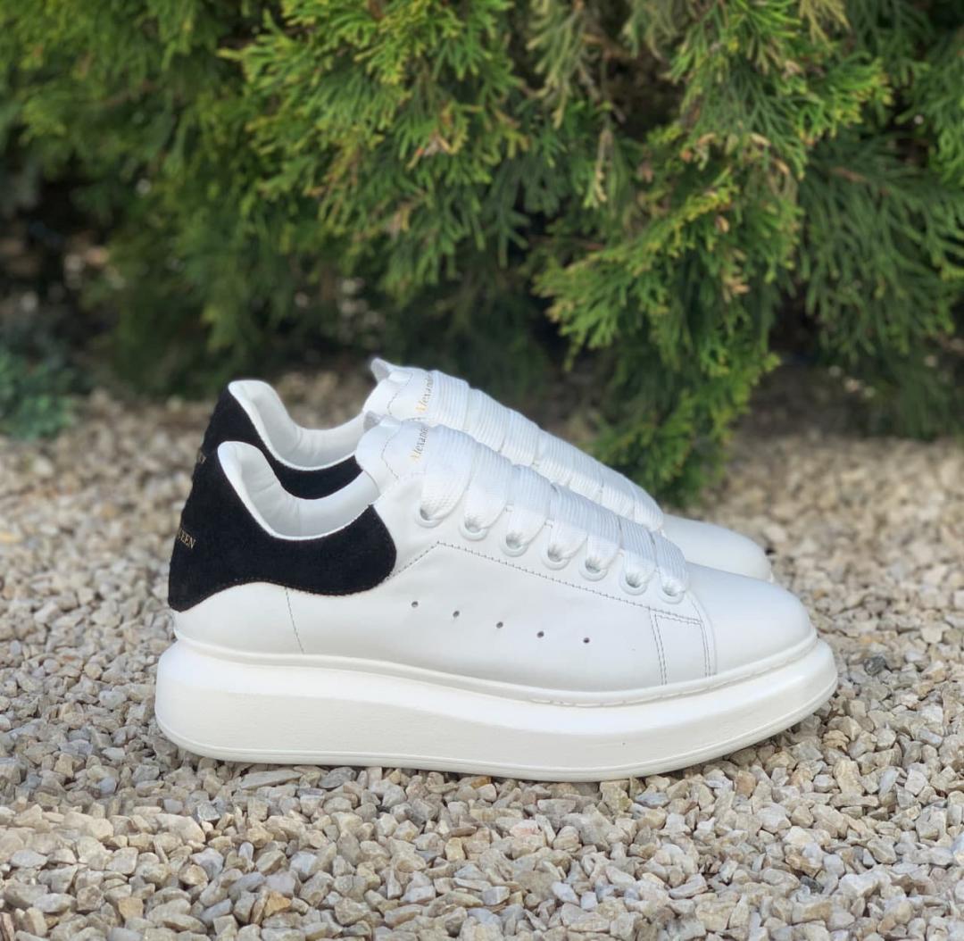 Alexander McQueen Low White Black 2