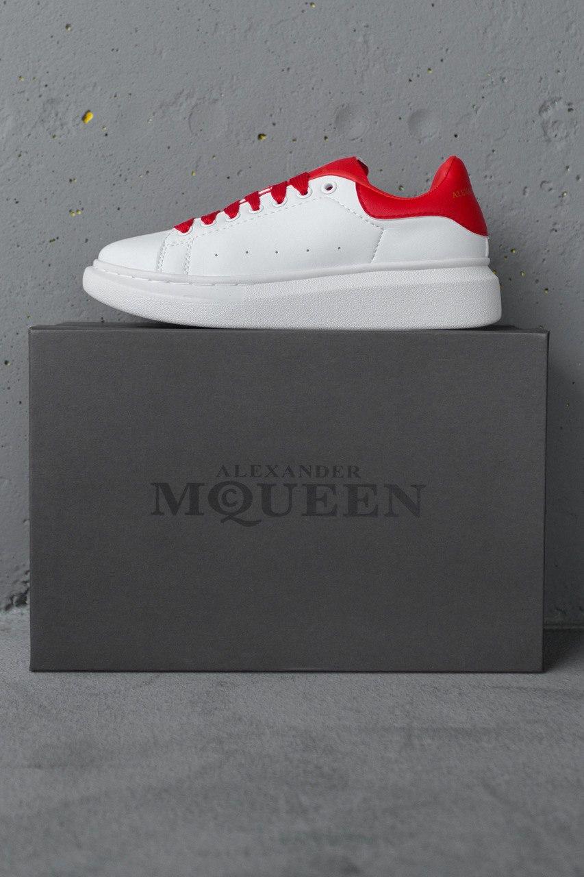 Alexander McQueen Low White Red