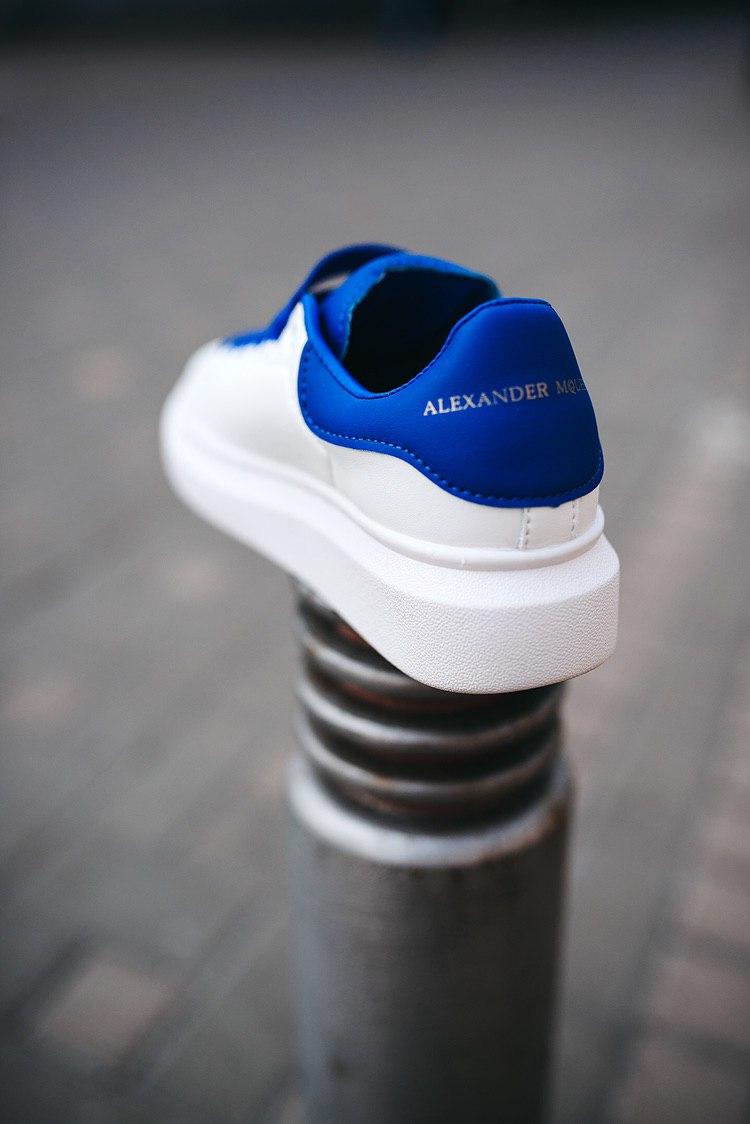 Alexander McQueen Low White Blue 1