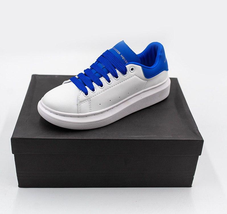 Alexander McQueen Low White Blue 1