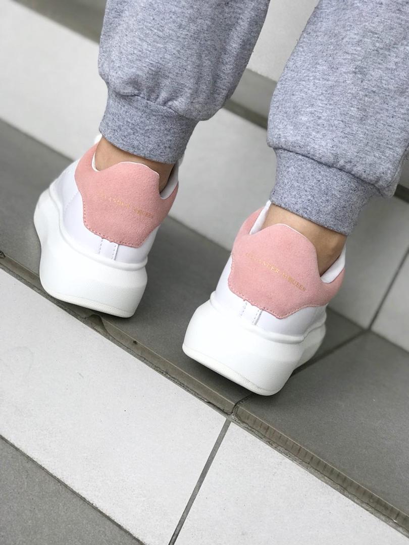 Alexander McQueen Low White Pink 2
