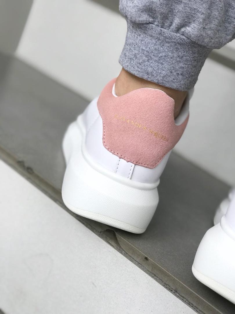 Alexander McQueen Low White Pink 2