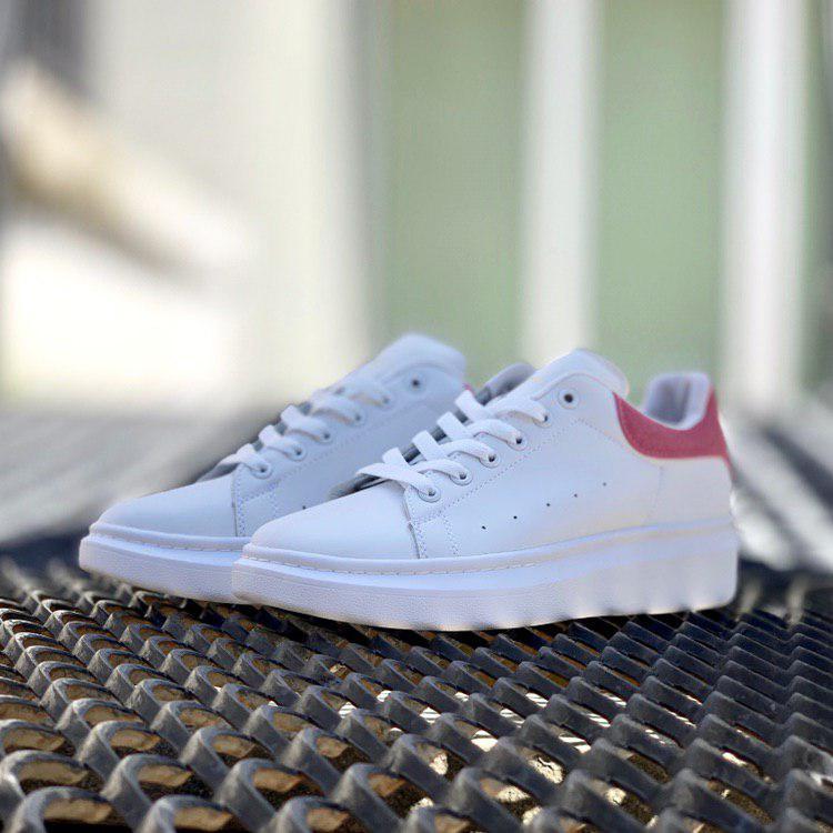 Alexander McQueen Low White Pink 2