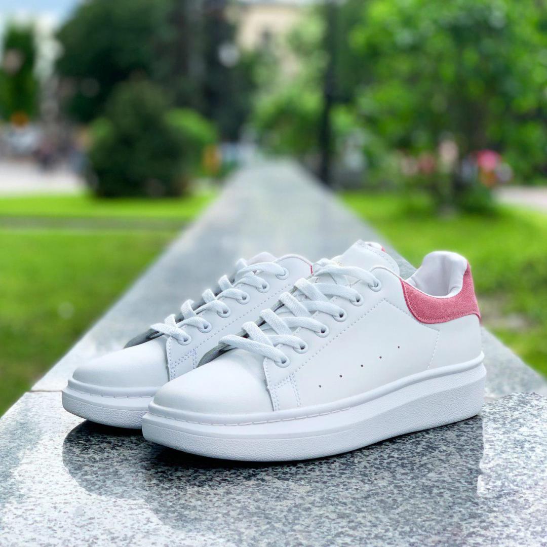 Alexander McQueen Low White Pink 2