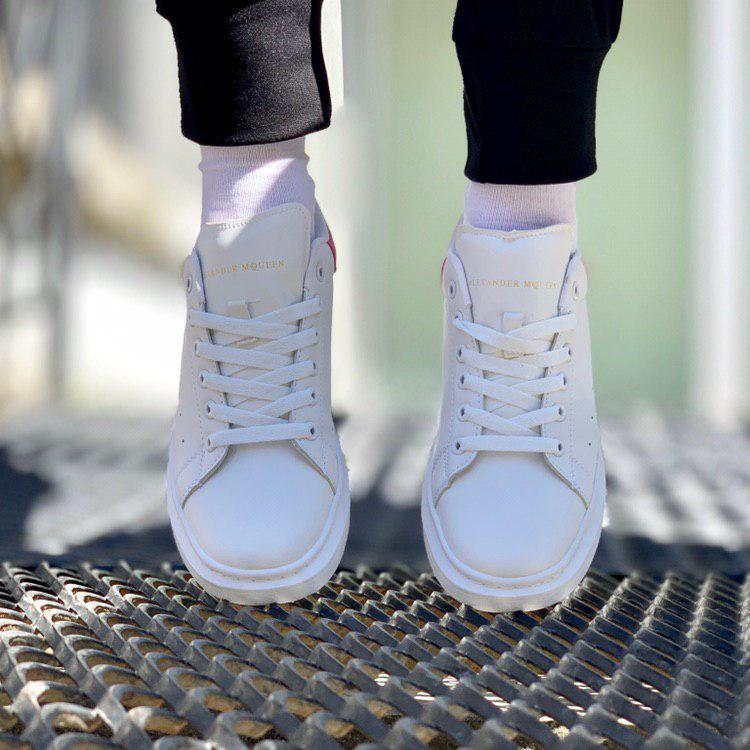 Alexander McQueen Low White Pink 2
