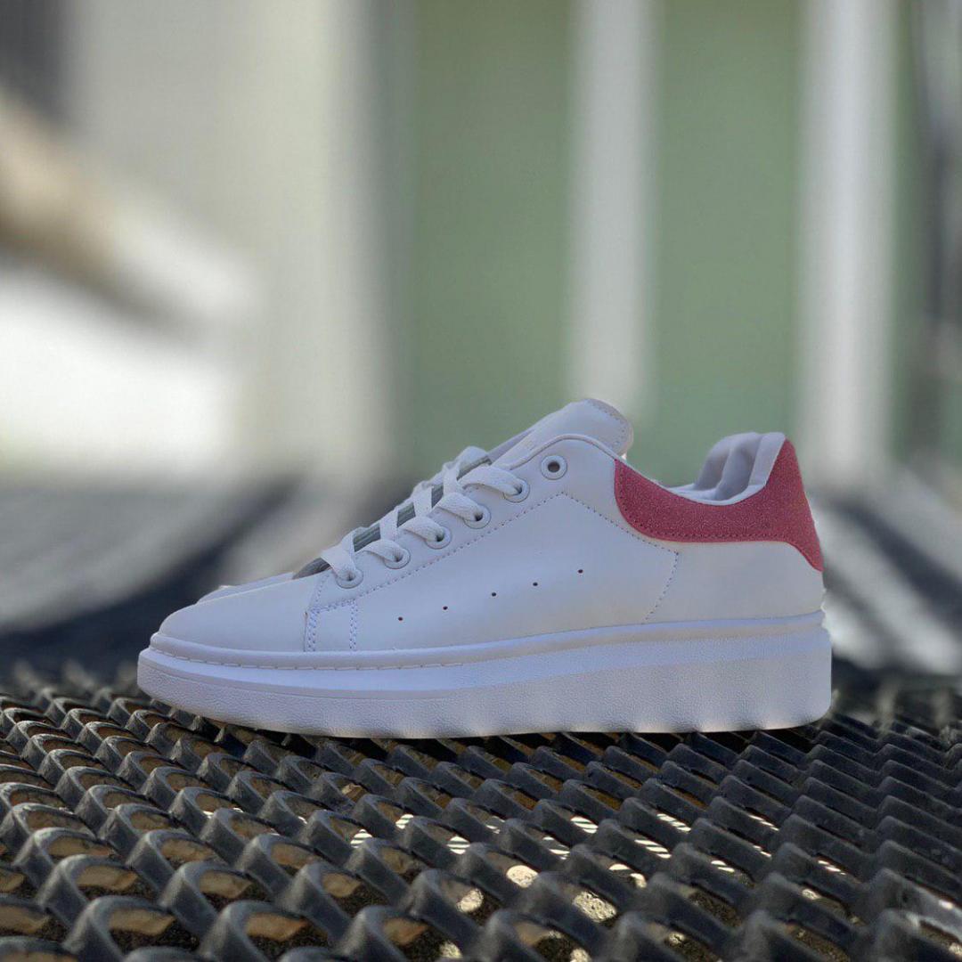 Alexander McQueen Low White Pink 2