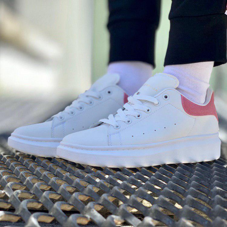 Alexander McQueen Low White Pink 2