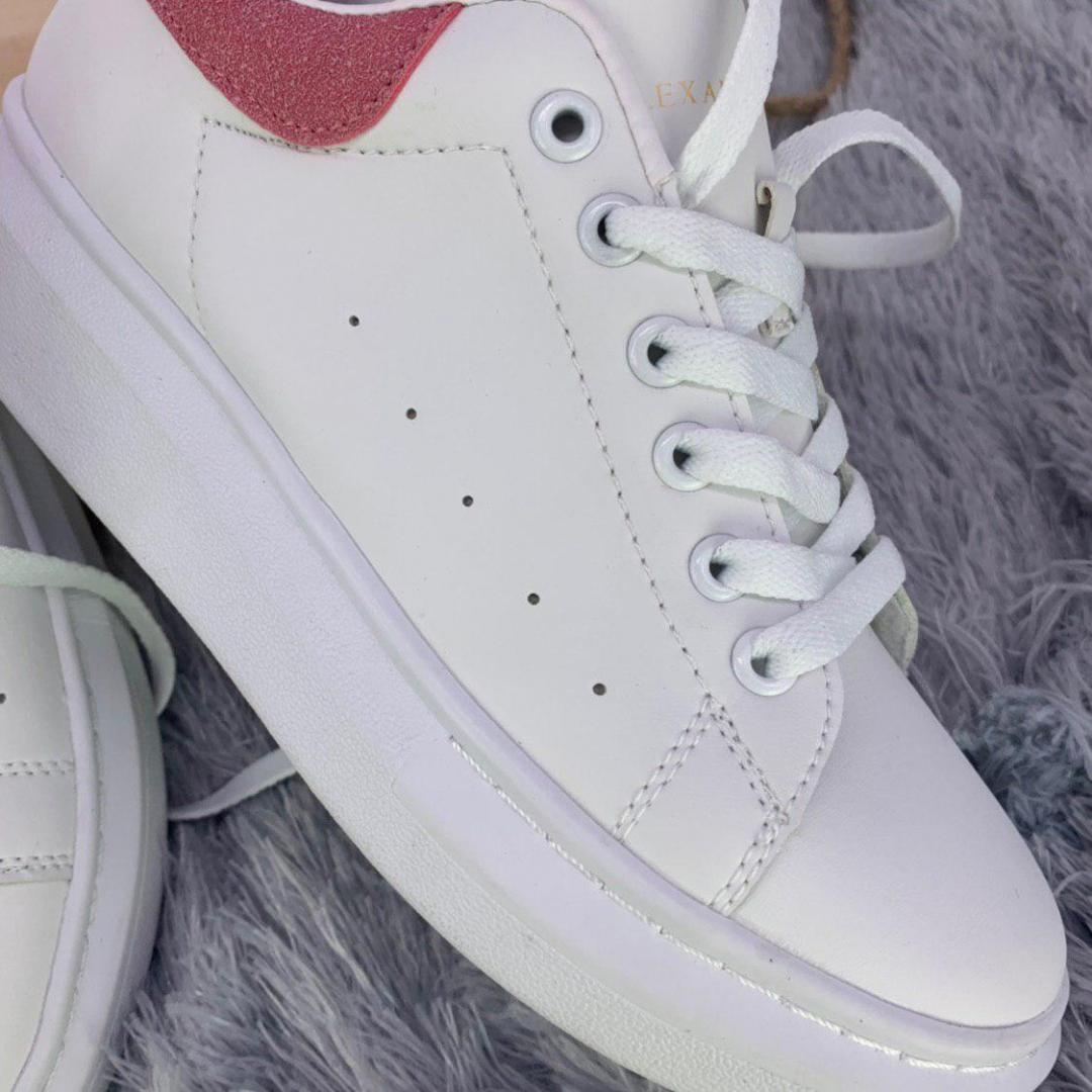 Alexander McQueen Low White Pink 2