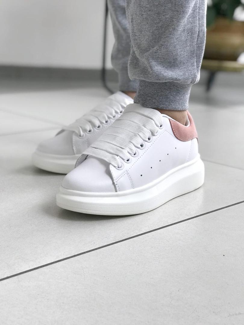 Alexander McQueen Low White Pink 2