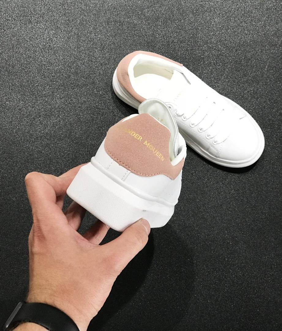 Alexander McQueen Low White Pink 2