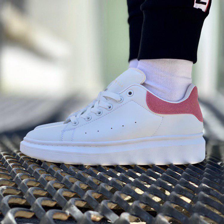Alexander McQueen Low White Pink 2