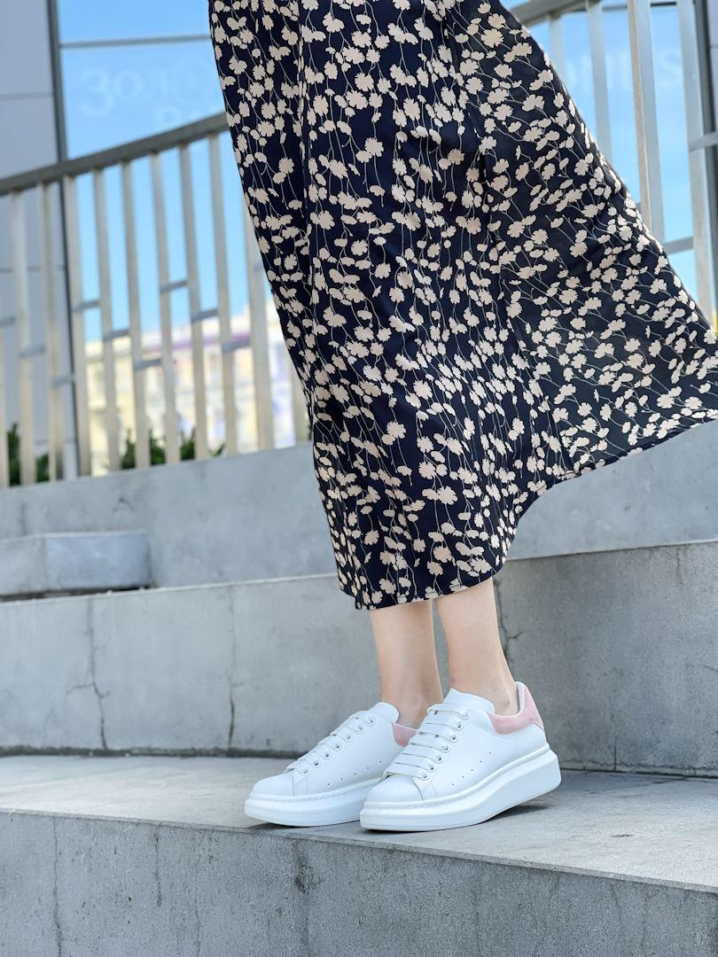 Alexander McQueen Low White Pink 2