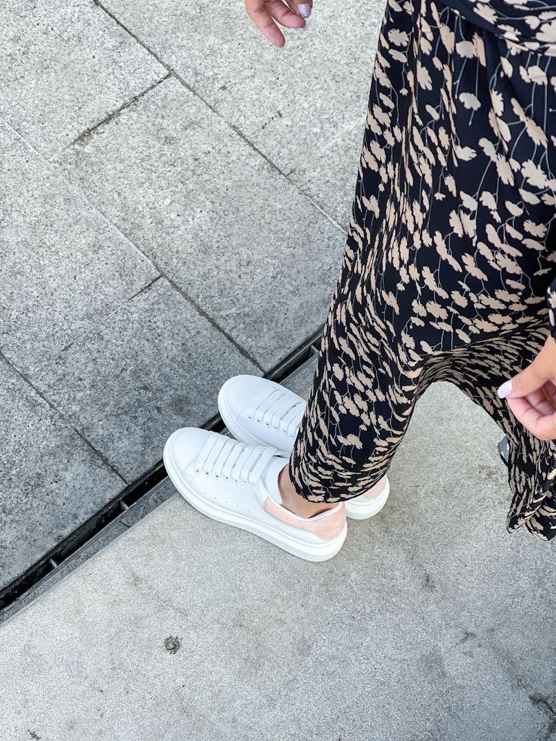Alexander McQueen Low White Pink 2