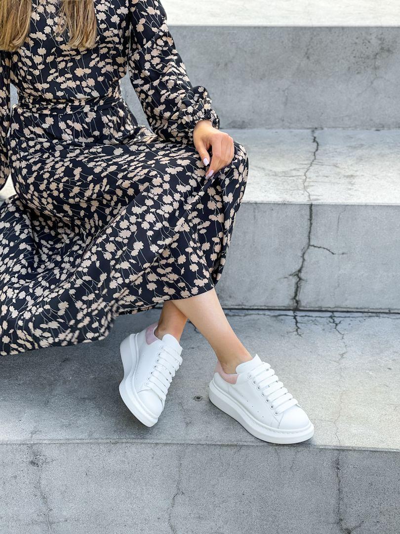 Alexander McQueen Low White Pink 2