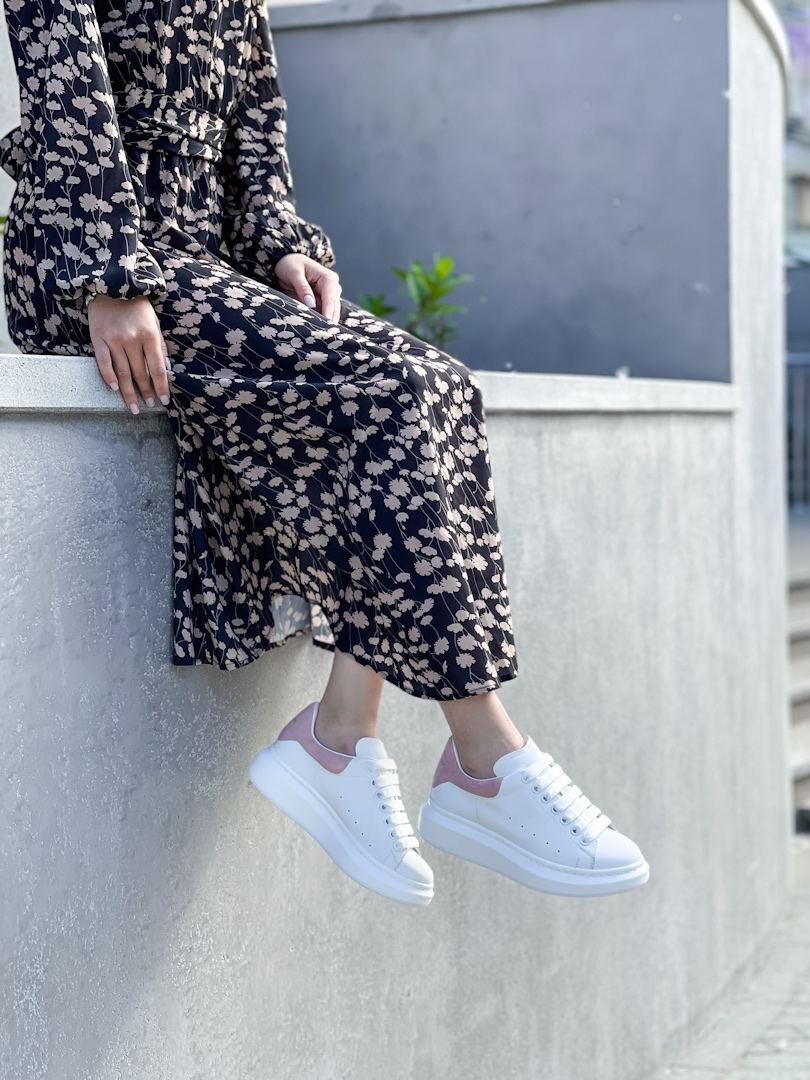 Alexander McQueen Low White Pink 2