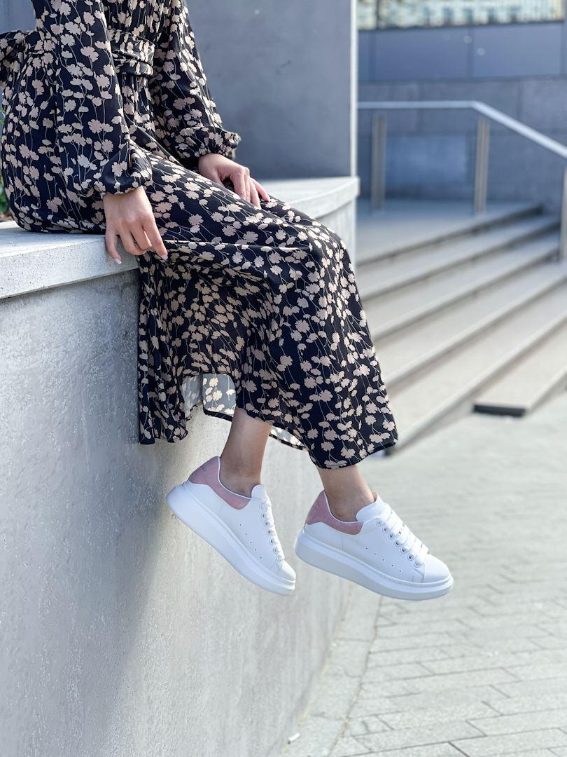 Alexander McQueen Low White Pink 2