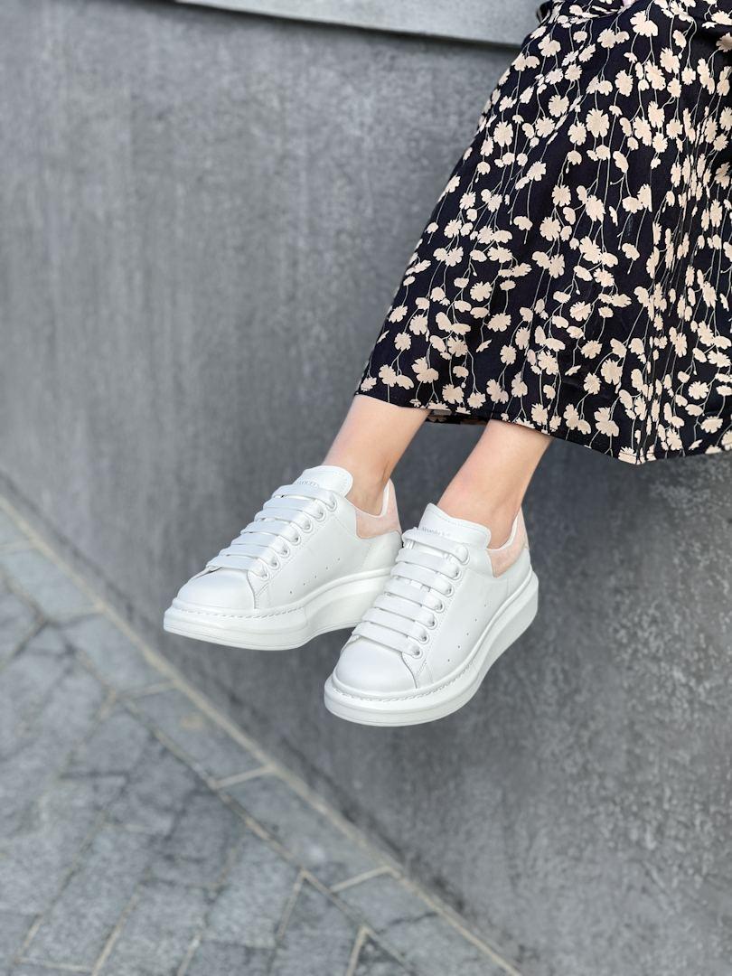 Alexander McQueen Low White Pink 2