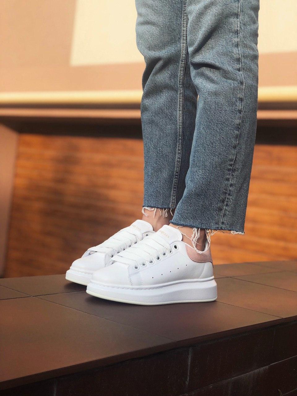 Alexander McQueen Low White Pink 2