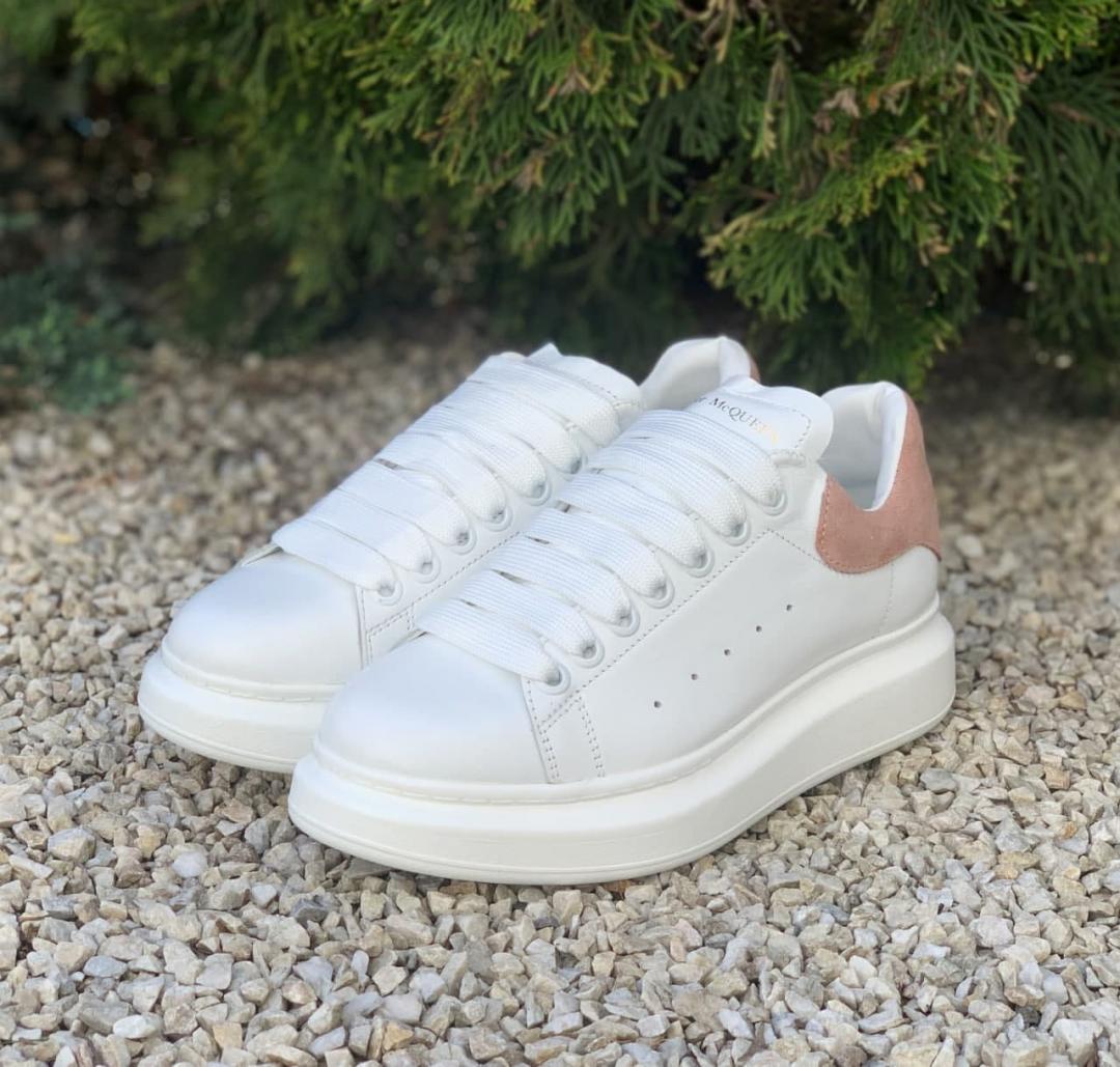 Alexander McQueen Low White Pink 2