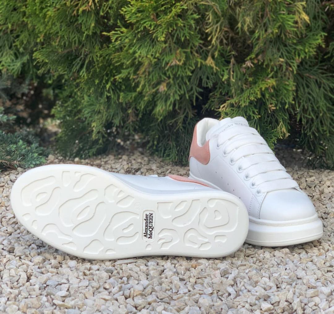 Alexander McQueen Low White Pink 2