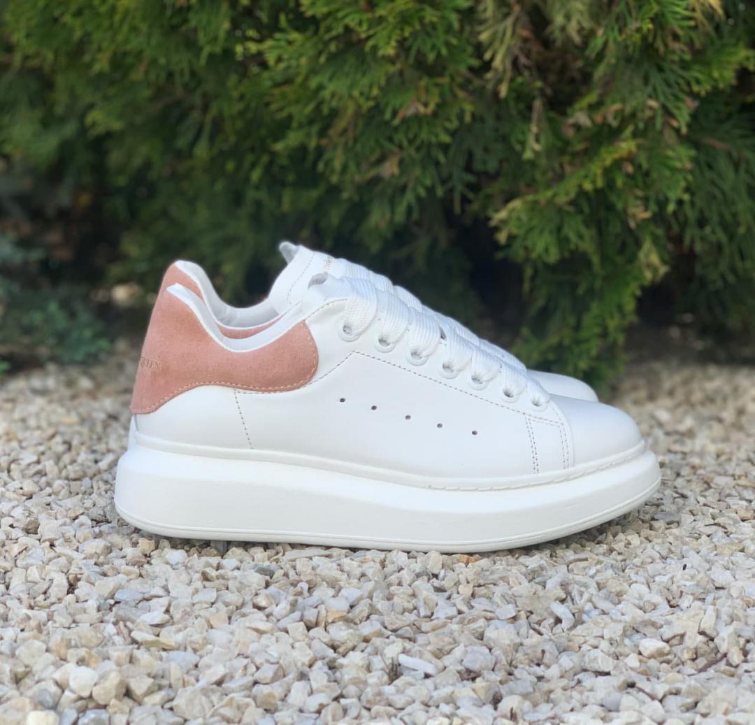 Alexander McQueen Low White Pink 2
