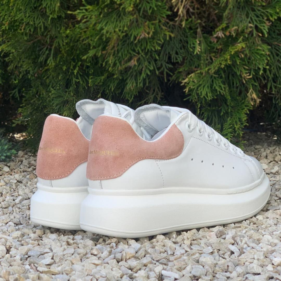 Alexander McQueen Low White Pink 2