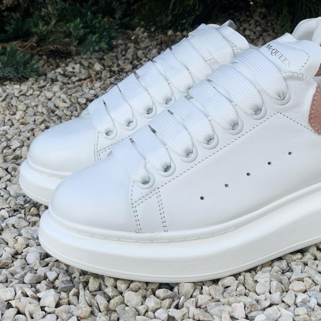 Alexander McQueen Low White Pink 2