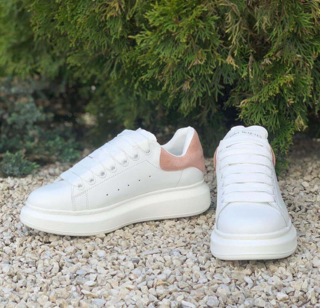 Alexander McQueen Low White Pink 2