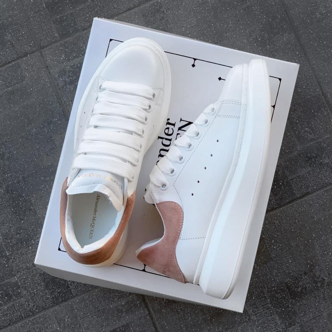Alexander McQueen Low White Pink 2