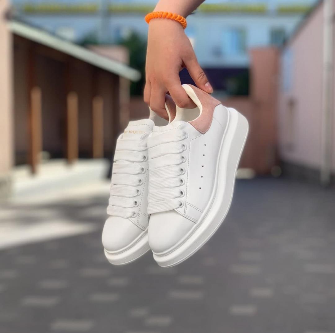 Alexander McQueen Low White Pink 2