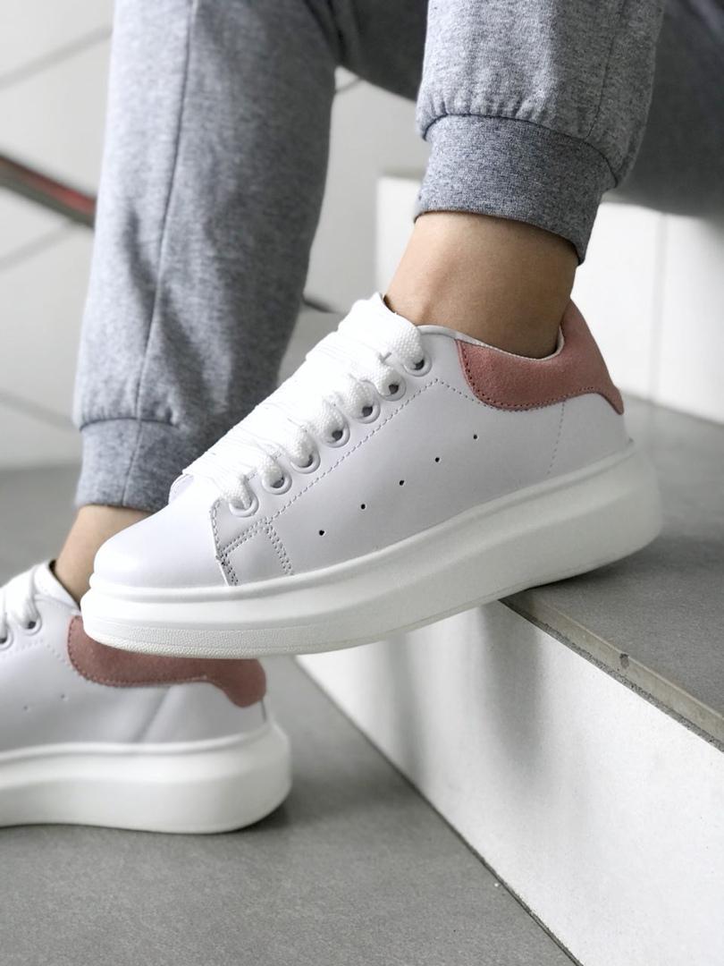 Alexander McQueen Low White Pink 2