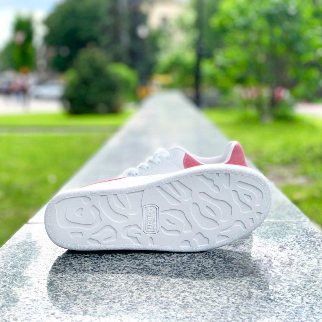 Alexander McQueen Low White Pink 2