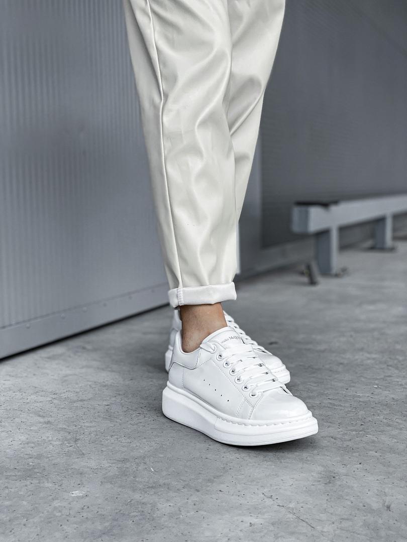 Alexander McQueen Low White Pearl